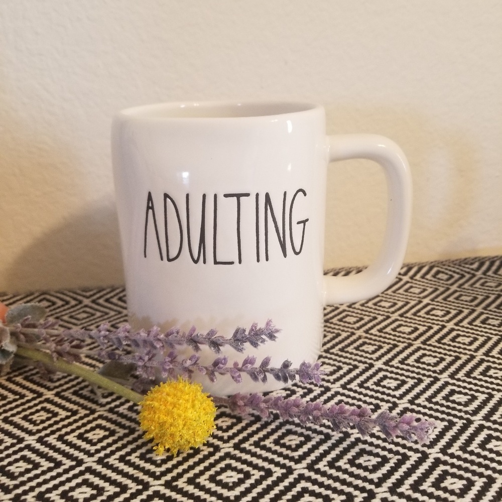 "ADULTING" rae dunn mug